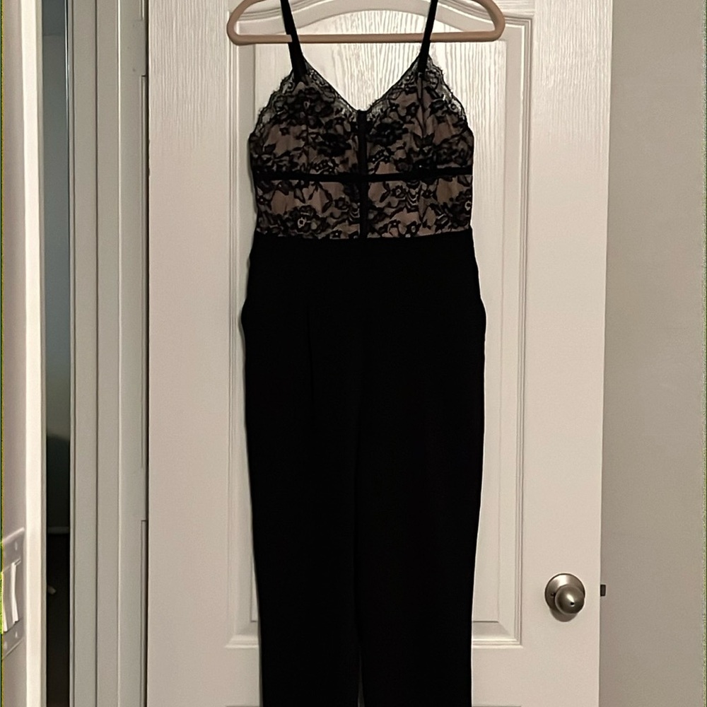 Express lace top jumpsuit